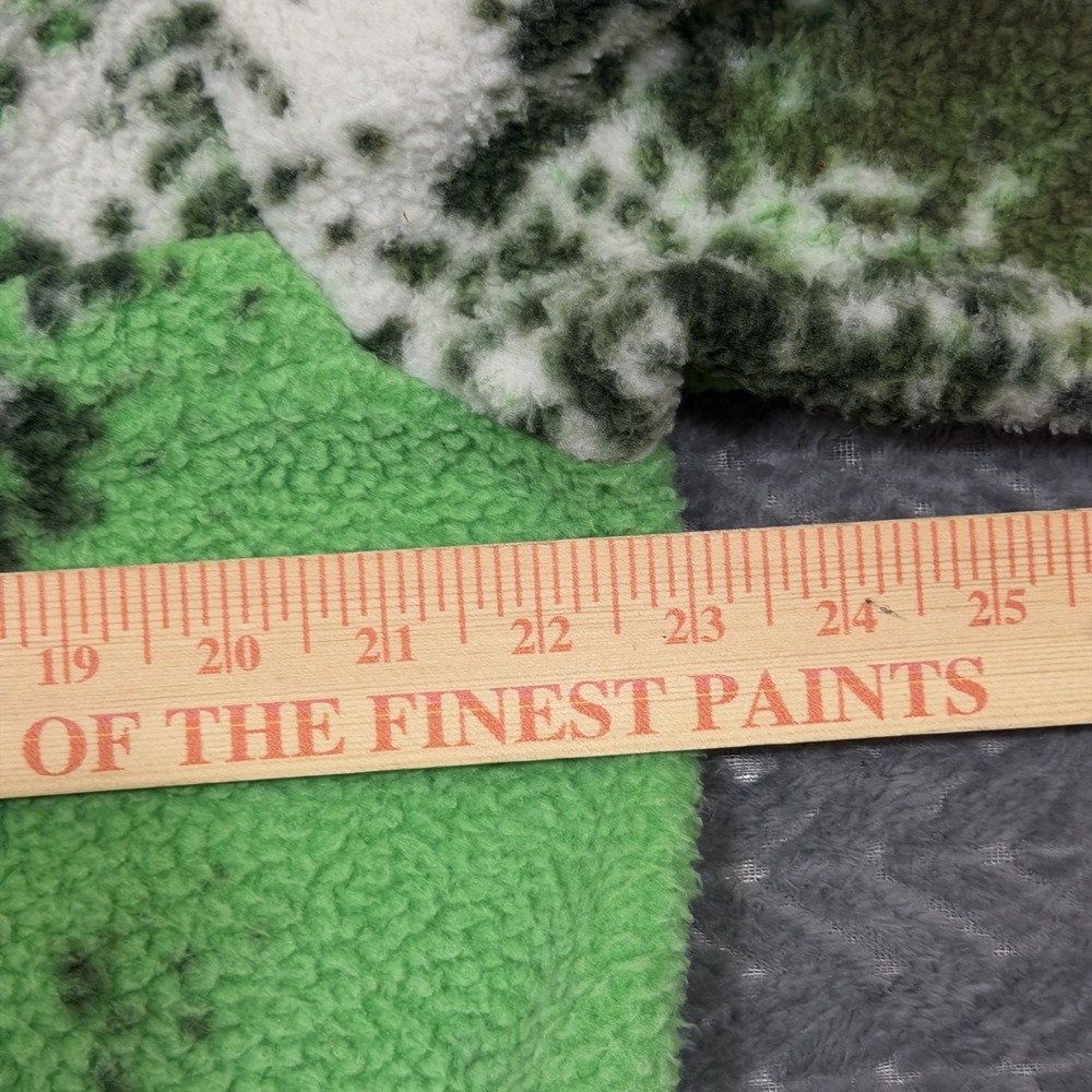 Nike Sportswear Essentials Sherpa Fleece Half Zip Hoodie Camo Mock Neck Pouch - Picture 9 of 12